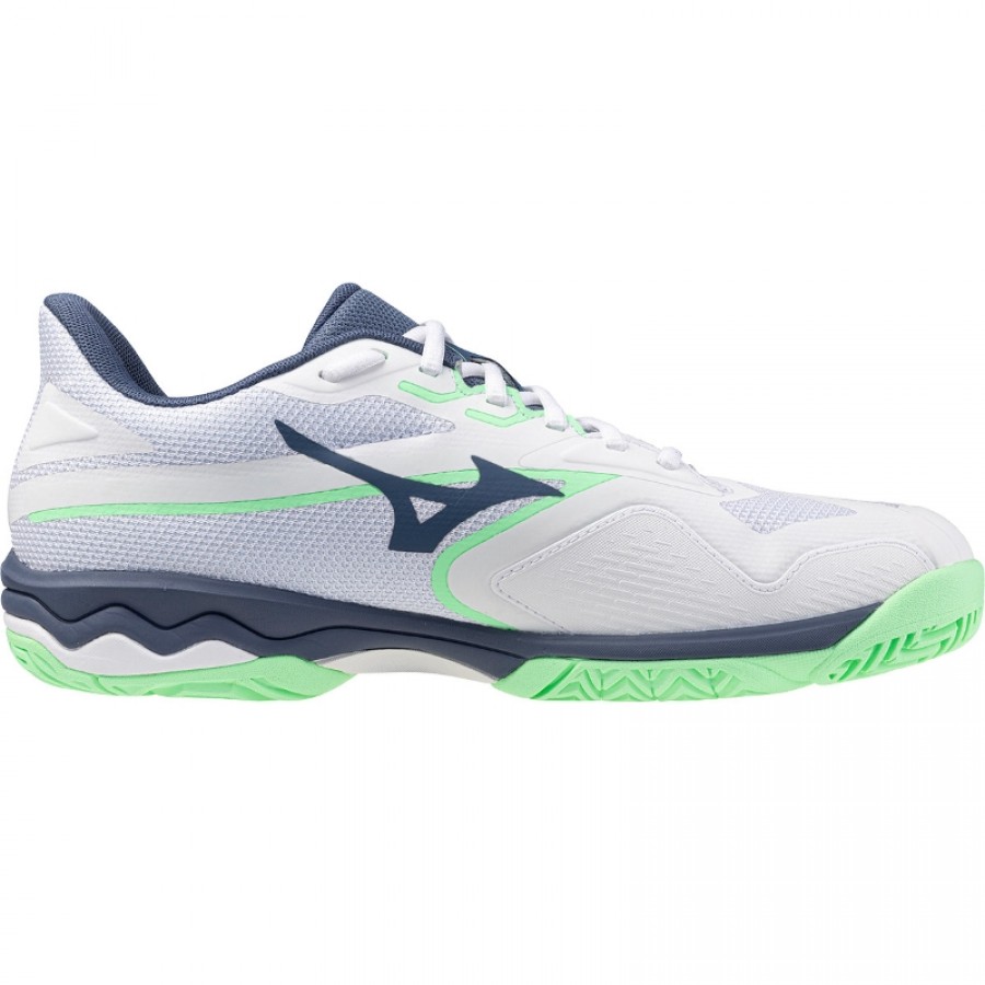 Sneakers Mizuno Wave Exceed Light 2 Clay Bianco Verde Blu  Offerta + Economico