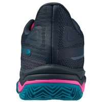 Sneakers Mizuno Wave Exceed Light 2 Padel Blu Navy Fucsia Donna  Offerta + Economico