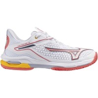 Sneakers da donna Mizuno Wave Exceed Tour 6 Clay White Coral Grey