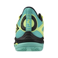 Sneakers Mizuno Wave Exceed Tour 6 Clay Lime Nero Blu  Offerta + Economico