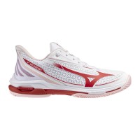 Mizuno Wave Exceed Tour 7 Clay White Red Sneakers femminili