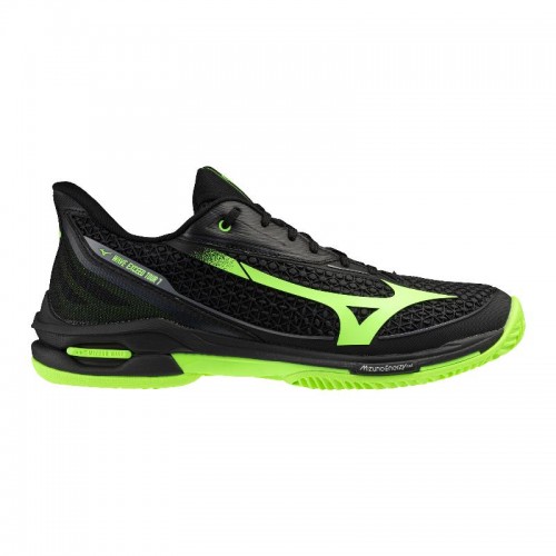 Mizuno Wave Exceed Tour 7 Padel Black Green Sneakers