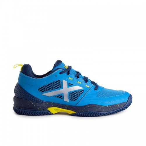 Sneakers Monaco di Baviera Atomik 19 Blu Navy Blu Giallo