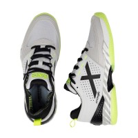 Sneakers Monaco Atomik 50 Grigia Giallo Fluor