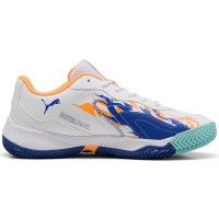 Puma Nova Smash Bianco Blu Arancione Sneakers  Offerta + Economico