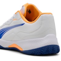 Puma Nova Smash Bianco Blu Arancione Sneakers  Offerta + Economico