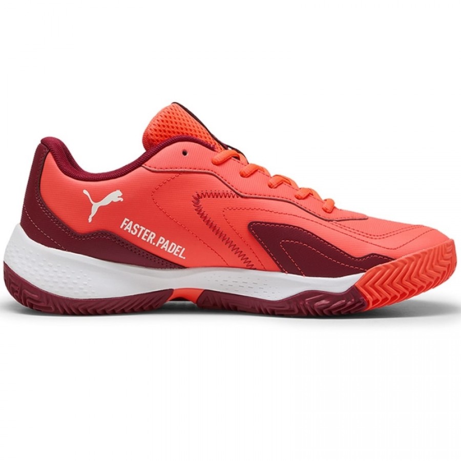 Puma Nova Smash Rosso Bianco Borgogna Sneakers  Offerta + Economico