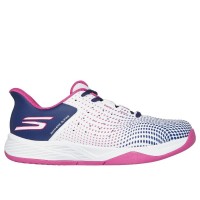 Skechers Viper Court Reload Scarpe da donna blu navy bianche