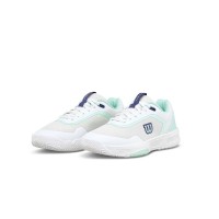 Sneakers da donna Wilson Courtglide Acquamarina Bianca