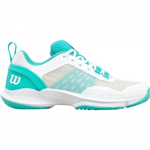 Wilson Hurakn Pro V2 Bianco Turchese Sneakers Donna