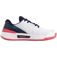 Wilson Intrigue Pro Clay Bianco Blu Navy Sneakers Donna