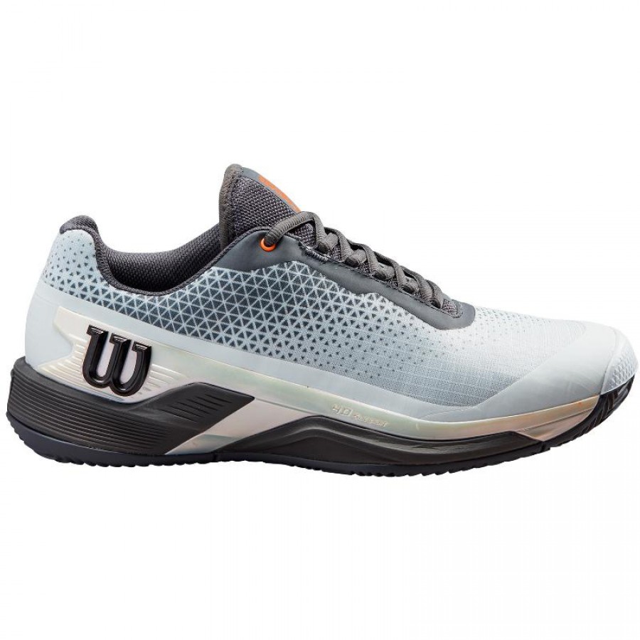Scarpe Wilson Rush Pro 4.0 Shift Terra Battuta Avorio Blu Arancione  Offerta + Economico
