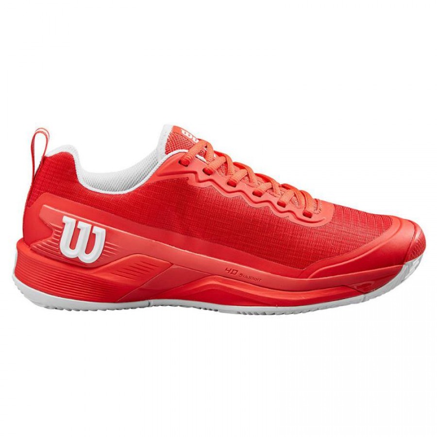 Wilson Rush Pro 4.5 Clay Rosso Bianco Sneakers  Offerta + Economico
