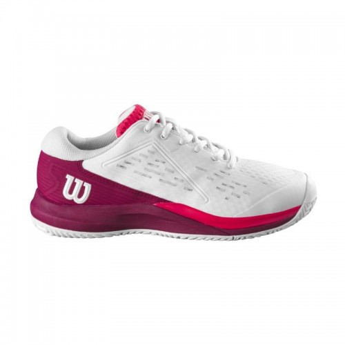 Wilson Rush Pro Ace Sneakers Junior Bordeaux Bianco