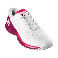 Wilson Rush Pro Ace Sneakers Junior Bordeaux Bianco