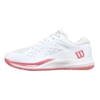 Wilson Rush Pro Ace White Pink Junior Sneakers