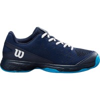 Wilson Rush Pro L Blu Navy Bianco Junior Sneakers  Offerta + Economico