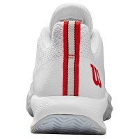 Scarpe Wilson Rush Pro Lite Bianco Blu Perla Rosso Donna  Offerta + Economico
