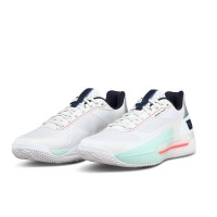 Wilson Rush Tour 5 Clay White Aqua Coral Sneakers
